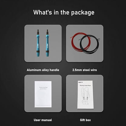 Jump Rope, Tangle free rapid speed jump ropes