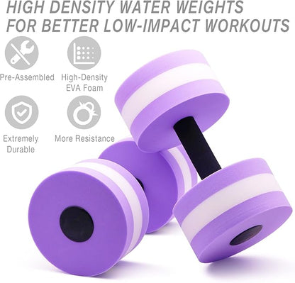 NEAGLORY 5 Pieces Water Aerobics Set Aquatic Exercise