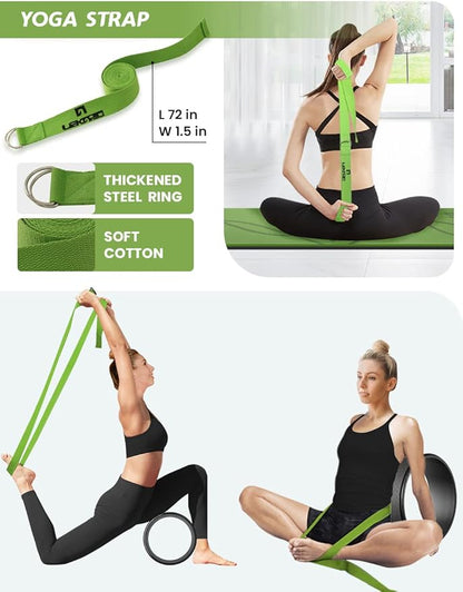 Yoga Wheel Set for Back Pain 3 Pack 13"/10.5"/6.5''