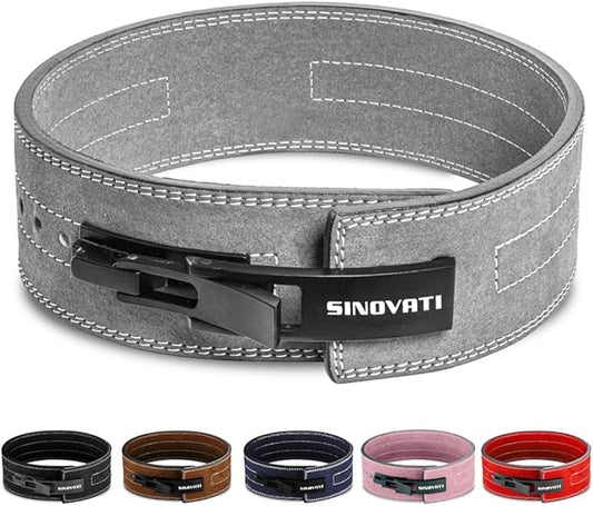 Weight-lifting belt for men with lever buckle 8.5cm / 10cm Height
