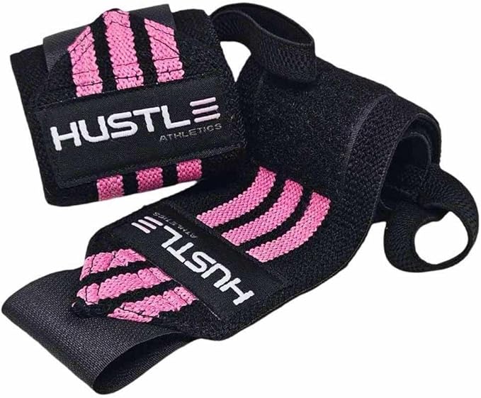 Wrist Wraps for Weightlifting (USPA Approved) - 18" or 12" Premium Quality Weight Lifting Wrist Straps - Best Gym Wrist Wraps with Thumb Loop for Powerlifting & Weight Training for Men & Women