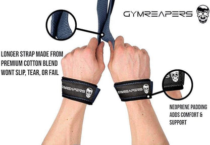 Gymreapers Lifting Wrist Straps for Weightlifting 18 inch