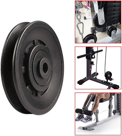 Universal Bearing Pulley Wheel for Cable Machine Gym Equipment Part Garage Door