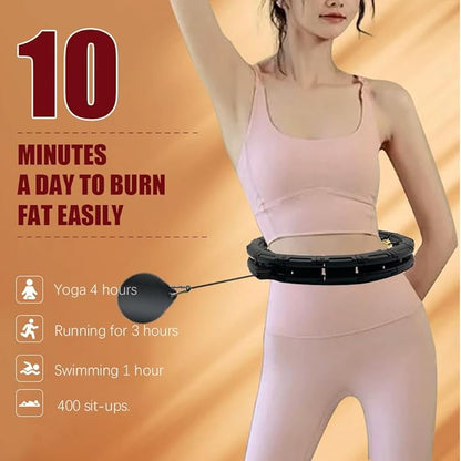 Weighted Fit Hoop 2 in 1 Abdomen 60inch 30 30 Knots,47inch Knots,47inch 24 24 Knots,Great