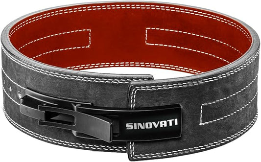 Weight-lifting belt for men with lever buckle 8.5cm / 10cm Height