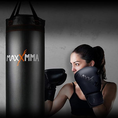 MaxxMMA Pro Style Boxing Gloves for Men & Women, Training Heavy Bag Workout Gloves, Muay Thai, Sparring Kickboxing Punching Bag Work Fight Gloves