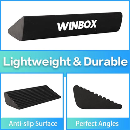 Squat Wedge and Slant Board for Calf Stretching, Foot Stretcher for Physical Therapy, Calf Stretcher for Improving Mobility Balance and Strength Performance