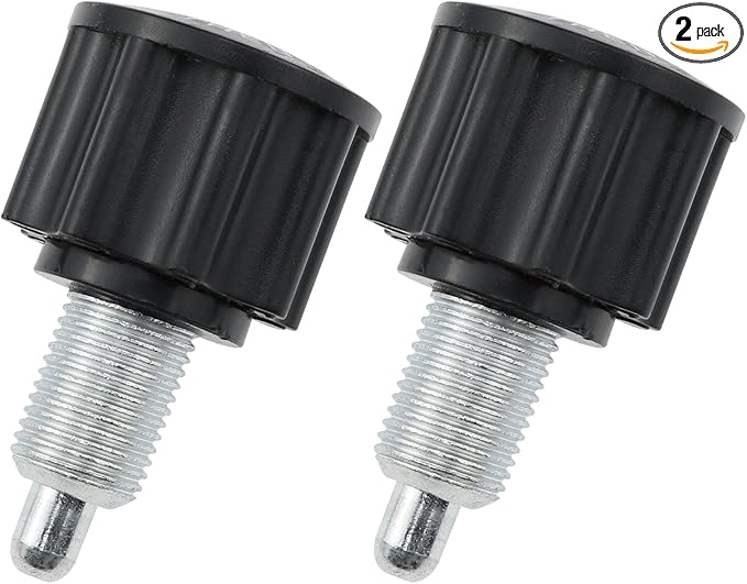 AYLIFU M16 Pop Pull Pin Knob Adjustment Fitness Pop Pull Pin Knob for Fitness Equipment, Bicycle Equipment, Black 2PCS