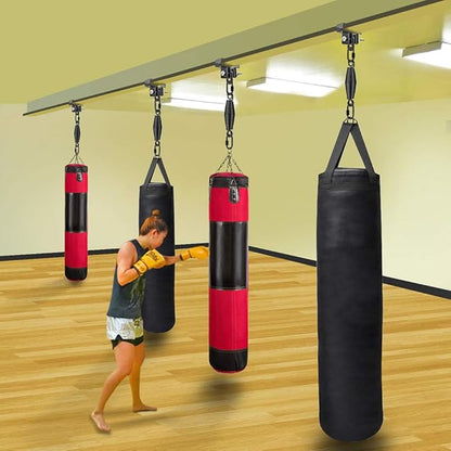 Dolibest Heavy Duty Steel Beam Hanger, Heavy Bag Mount, I Beam Heavy Bag Hanger for Punching Bag Hanger Boxing Muay Thai Training (with Spring)