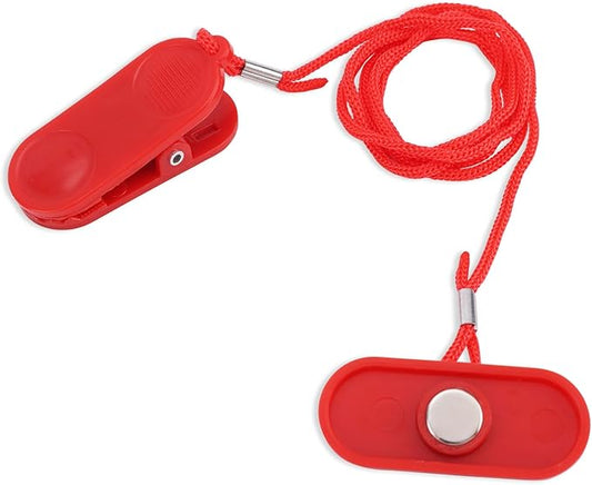 Treadmill Magnet Safety Key Replacement, 1.9x0.8in Magnetic Safety Switch Universal Treadmill Emergency Stop Magnet for Running Machines Treadmills (Flat Oval)