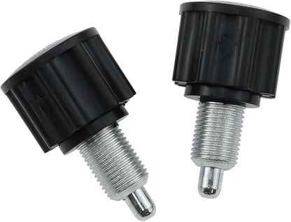 AYLIFU M16 Pop Pull Pin Knob Adjustment Fitness Pop Pull Pin Knob for Fitness Equipment, Bicycle Equipment, Black 2PCS