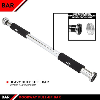 JFIT Deluxe Multi Exercise Doorway Pull-Up Bar 40-Inch