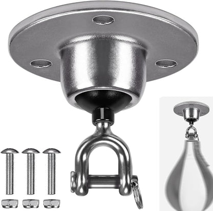 BeneLabel Speed Bag Swivel - Stainless Steel Speedbag Swivel with 360° Rotation - Boxing Bearing Swivel for Punching Bag - Easy Setup On Hanging Punching Speed Bag Platform Stand