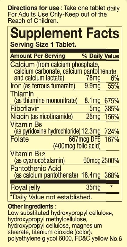 Sato Vitaminen Gold, Multi Vitamine, Adult Multi vitamine, 30 Days Supply, one Day one Tablet,30Count (Pack of 4)