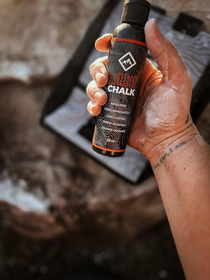 SURVIVOR Liquid Chalk – Gym Chalk for Weightlifting, Rock Climbing, Bouldering, Gymnastics, Pole Grip, & More - Lifting Chalk & Climbing Chalk for Dry Hands