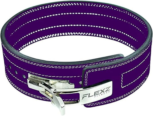 Flexz Fitness Lever Weight Lifting Belt Leather - 10MM 13MM 13MM Powerlifting
