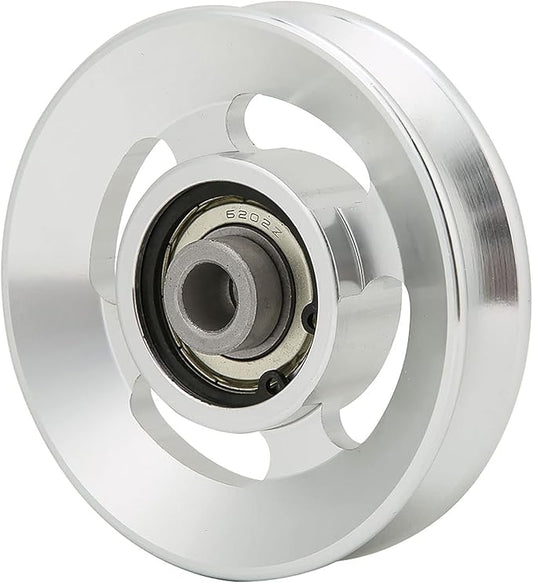 Fitness Pulley Wheel, 90mm or 115mm Gym Pulley Wheel Pulley with Bearings, Gym Attachments Part Univeral Bearing Pulley,Pulley for Exercise Strength Training