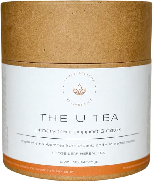 The U Tea - Organic Detox Tea for Urinary Tract Health, Bladder Support, UTI, Liver Detox Tea, Kidney Detox, Natural Remedies for Quick Pain Relief
