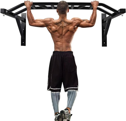 ptlsy Wall Mounted Pull Up Bar Multifunctional 440 Lbs