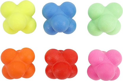 Yaegoo 6 PCS Reaction Balls Rubber Reaction Bounce