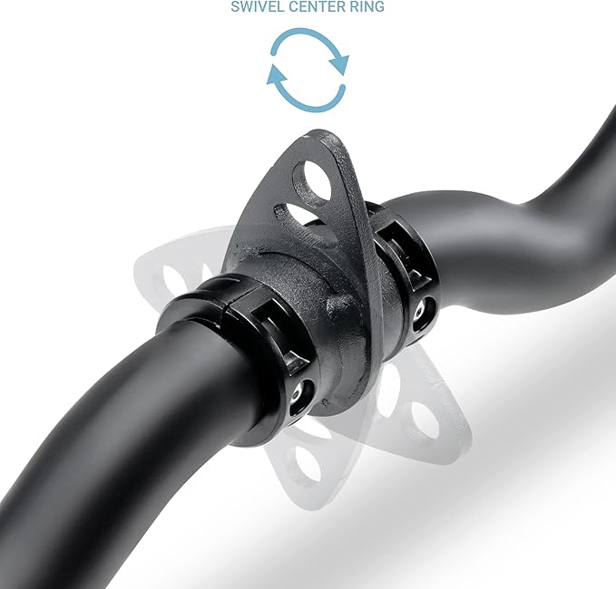 Deluxe Exercise Curl Bar for Lats, Curls and More BBEB-7355 Black 47 inches