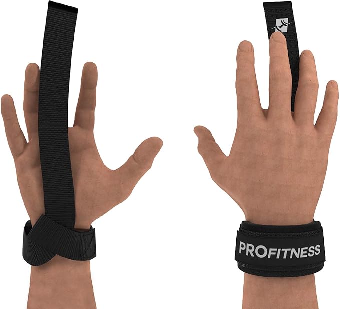 ProFitness Weight Lifting Straps: Heavy Duty Strap Improves