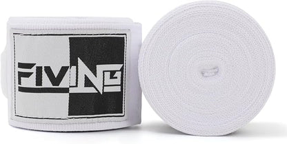 FIVING Boxing Hand Wraps Inner Gloves for Men Women, 180 Inch Elasticated Thumb Loop Bandages, Wrist Wrap Protection Muay Thai MMA Kickboxing Martial Arts Punching Bag Training