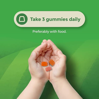 Kids Fiber Gummy Prebiotics Supplement - Soluble Fiber Gummies for Kids for Easing Constipation and Supporting Digestive Health Kids Fiber Gummies Immune System Booster Delicious Gummy Vitamins