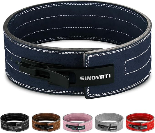 Weight-lifting belt for men with lever buckle 8.5cm / 10cm Height