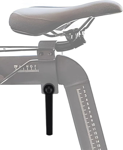 Horizontal Seat Post Adjustment Rod for Spin Bikes Compatible with Peloton L-Shaped Seat Adjustment Handle Replacement Accessory (High-Strength Aluminum Structure)