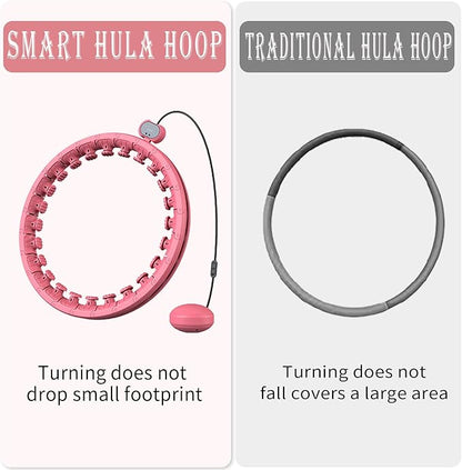 28 Knots Weighted Hula Hoop for Weight Loss 5 Resistance
