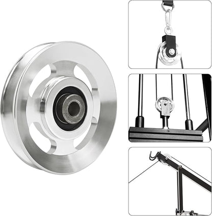 Universal Bearing Pulley Wheel for Cable Machine Gym Equipment Part Garage Door