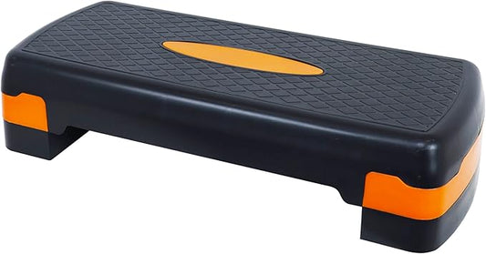 Signature Fitness Adjustable Workout Aerobic Stepper Step Platform Trainer 27-Inch, Multiple