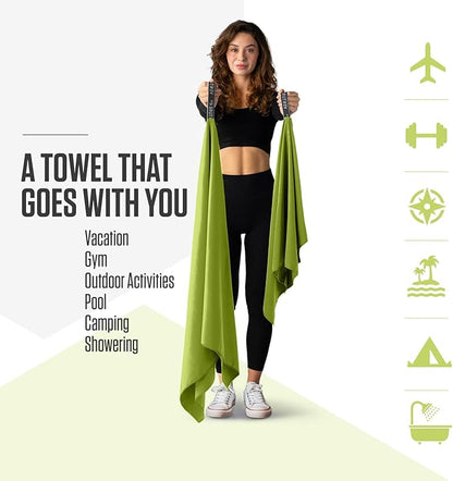 VENTURE 4TH Quick Dry Towel. Microfiber Travel Towel