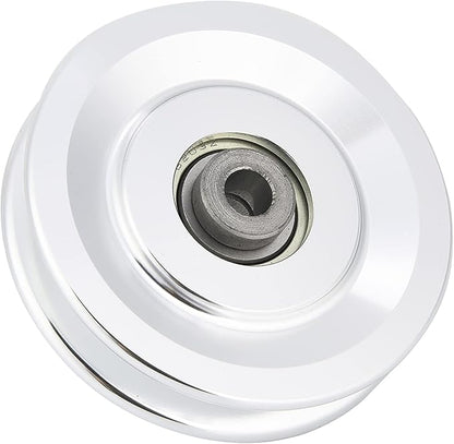 Gym Pulley, System Exercise Attachments for Alloy Fitness Equipment Cable Machine Wearproof Spare Part Strength Accessory Universal Aluminum Wheel Home Garage Door