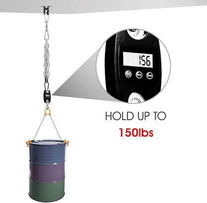 Yes4All Punching Bag Hangers, Swing Hanger For Punching Bag - Heavy Bag Hanger - Bag Chain For Boxing Stand - Indoor Outdoor Hanging, 360 Rotate Swivel,2 Screws, Heavy Bag Chain and Swivel