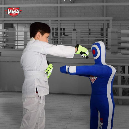 Master Smith BJJ JIU Jitsu MMA Grappling Submission Standing Judo Karate Police & SELF Defense Training Brazillian Fighting Punch Bag - 4 FEET -UNFILLED