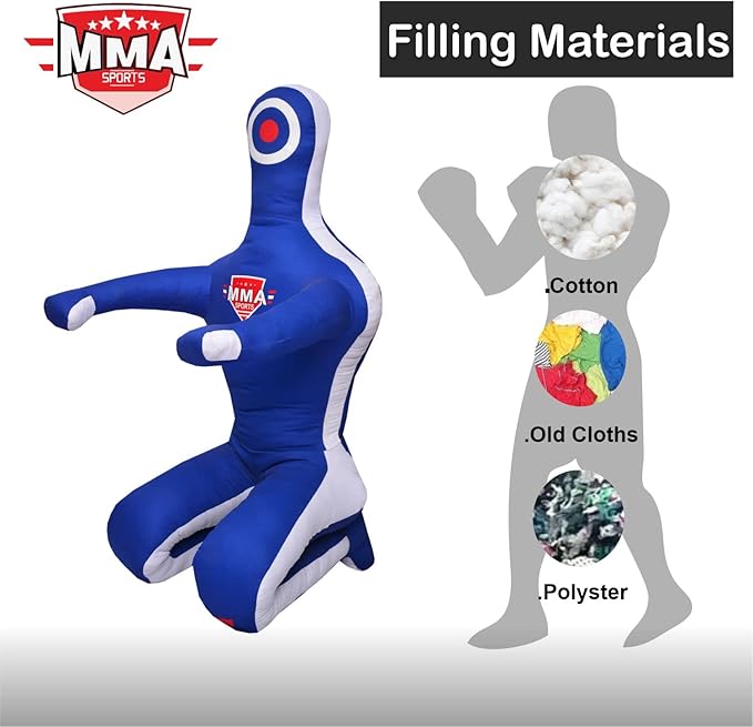 Sports Brazilian JIU Jitsu Grappling Submission Throwing Dummy Punching Heavy Bag Kick Boxing Dummies UNFILLED