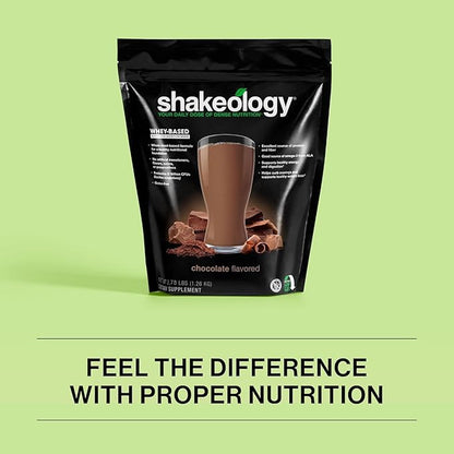 Shakeology Whey Protein Powder Blend - Gluten Free, Superfood Protein Shake with Vitamins and Minerals - Helps Support Healthy Weight Loss, Lean Muscle Support, Gut Health - Chocolate, 30 Servings