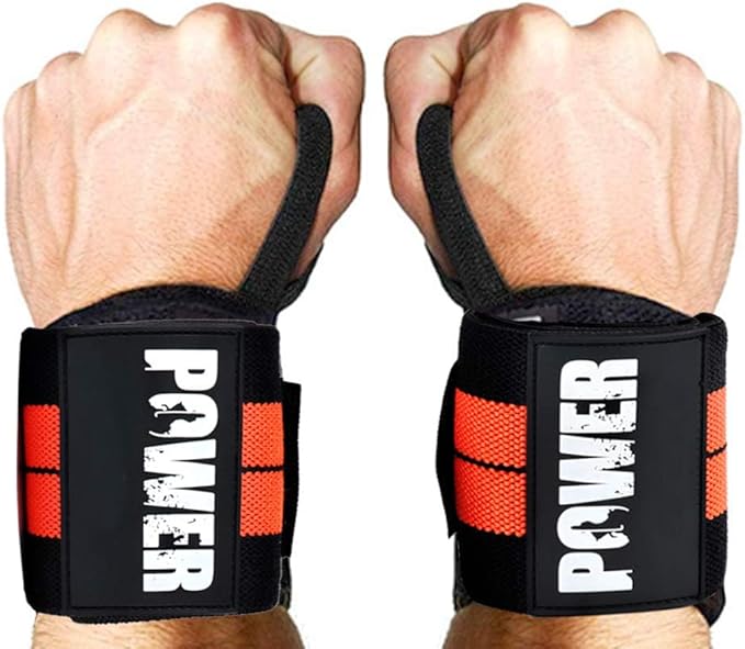 Wrist straps for weightlifting 17" Professional Quality Wrist (2PACK)