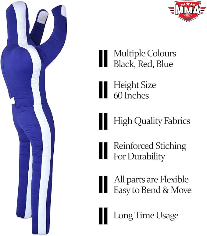Sports Brazilian JIU Jitsu Grappling Submission Throwing Dummy Punching Heavy Bag Kick Boxing Dummies UNFILLED