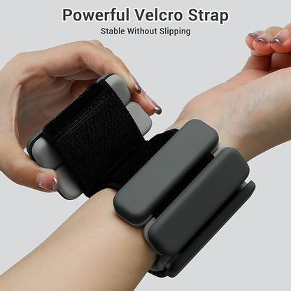 Sportneer Wrist Weights - 1 Pair (1 lb Each) | Adjustable Wearable Weights Silicone Wrist Bangles for Women | Yoga, Dance, Barre, Pilates, Zumba, Swimming, Cardio, Aerobics, Gym