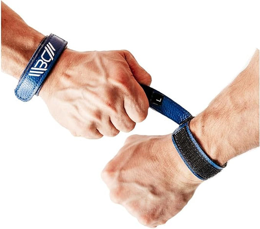 WARM BODY COLD MIND Leather Wrist Wraps for Weightlifting, Powerlifting, Gym – Wrist Support for Men & Women – Heavy Duty Wrist Straps for Strength Training