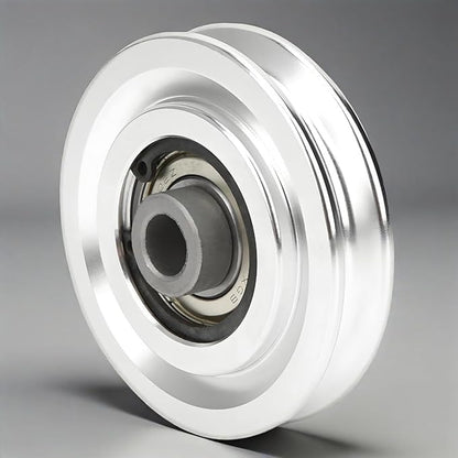 Fitness Pulley Wheel, 70mm Diameter Aluminum Alloy Pulley Wheel Fitness Equipment Accessories for Strength Training Equipment