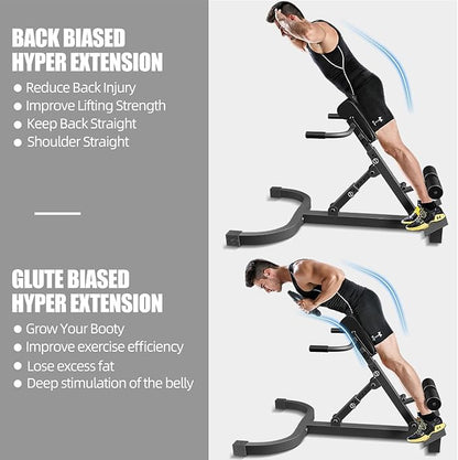 Hyper Back Extension Roman Chair – Multi-Functional Bench