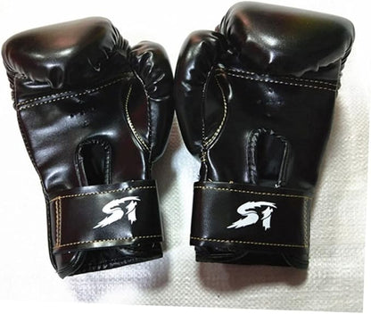 Garneck Kids Boxing Gloves Training Gloves Training Mitts Junior Punch PU Leather Sponge Filled for Toddler and Youth Red