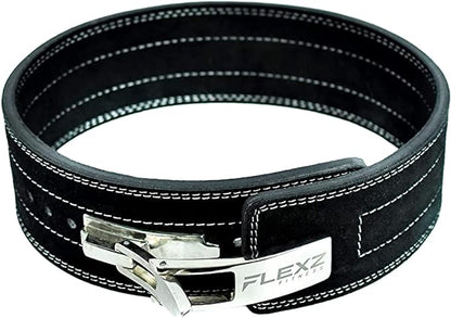 Flexz Fitness Lever Weight Lifting Belt Leather - 10MM 13MM 13MM Powerlifting