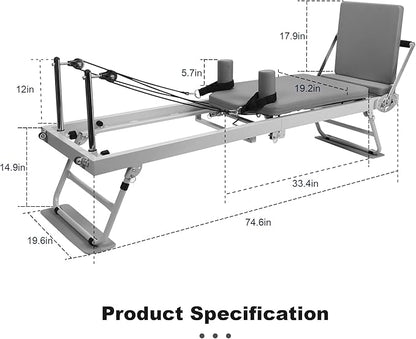 SENDIAN Foldable Pilates Equipment for Home Workouts
