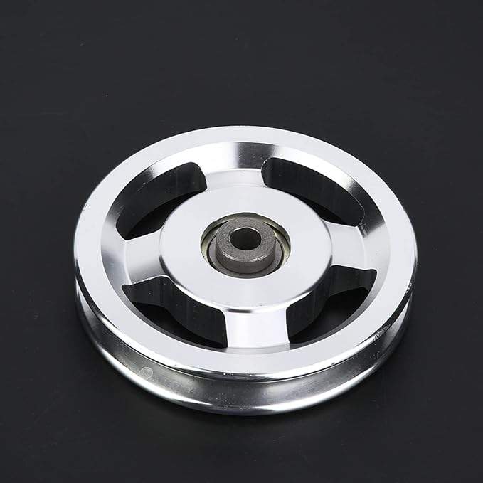 Gym Pulley Wheel, Aluminium Alloy Fitness Pulley Home Gym Attachments Part Exercise Strength Training Accessory Gym Fitness Equipment, for 10.5mm Bore Diameter