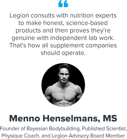 LEGION Plant+ Vegan Protein Powder, Vanilla - Rice and Pea, Plant Based Protein Blend. Gluten Free, GMO Free, Naturally Sweetened and Flavored, 20 Servings (Vanilla)